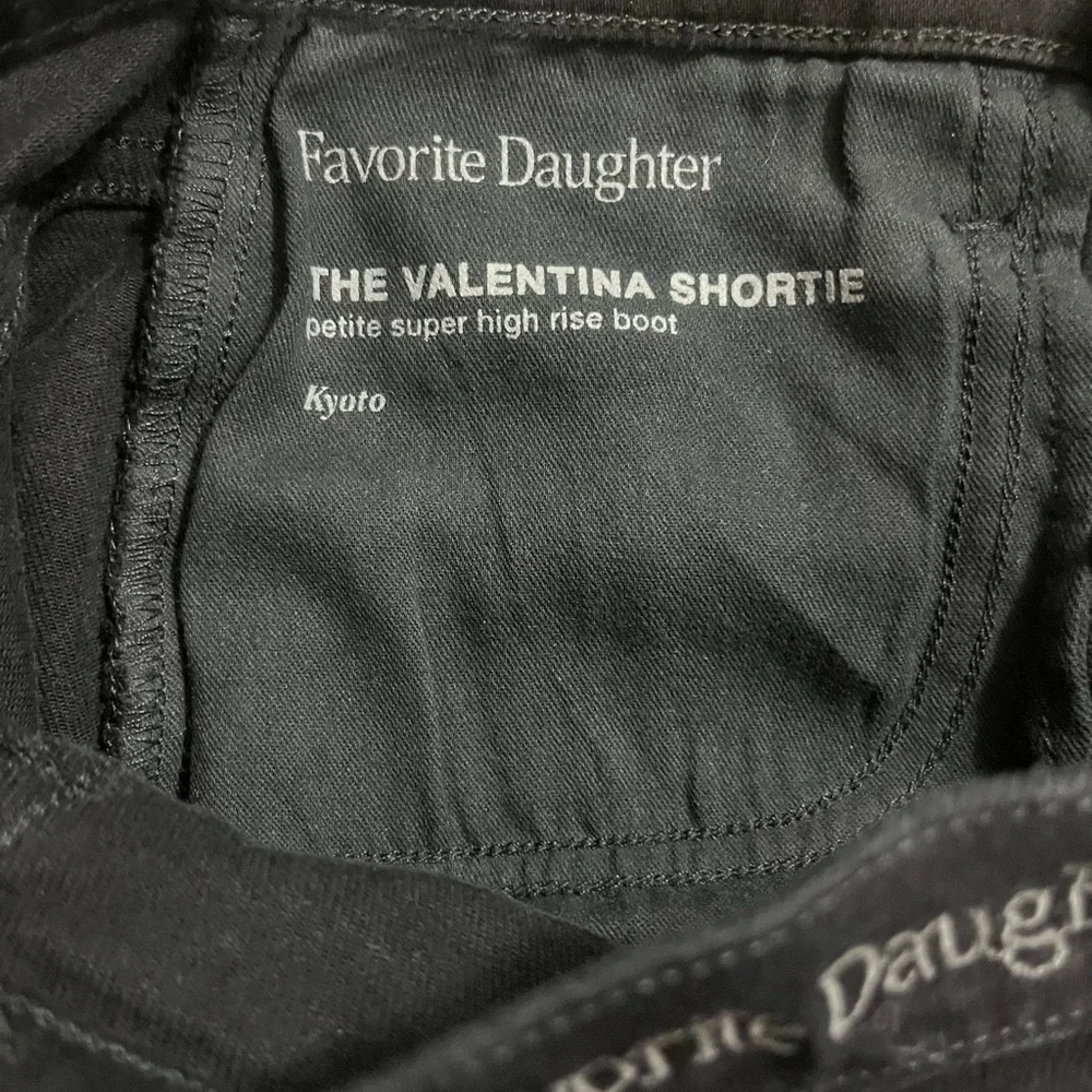 Favorite Daughter The Valentina Shortie Super High Rise Mini Boot Jeans
